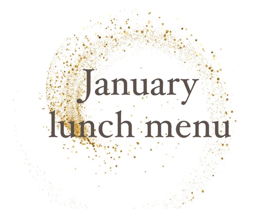 1月lunch menu